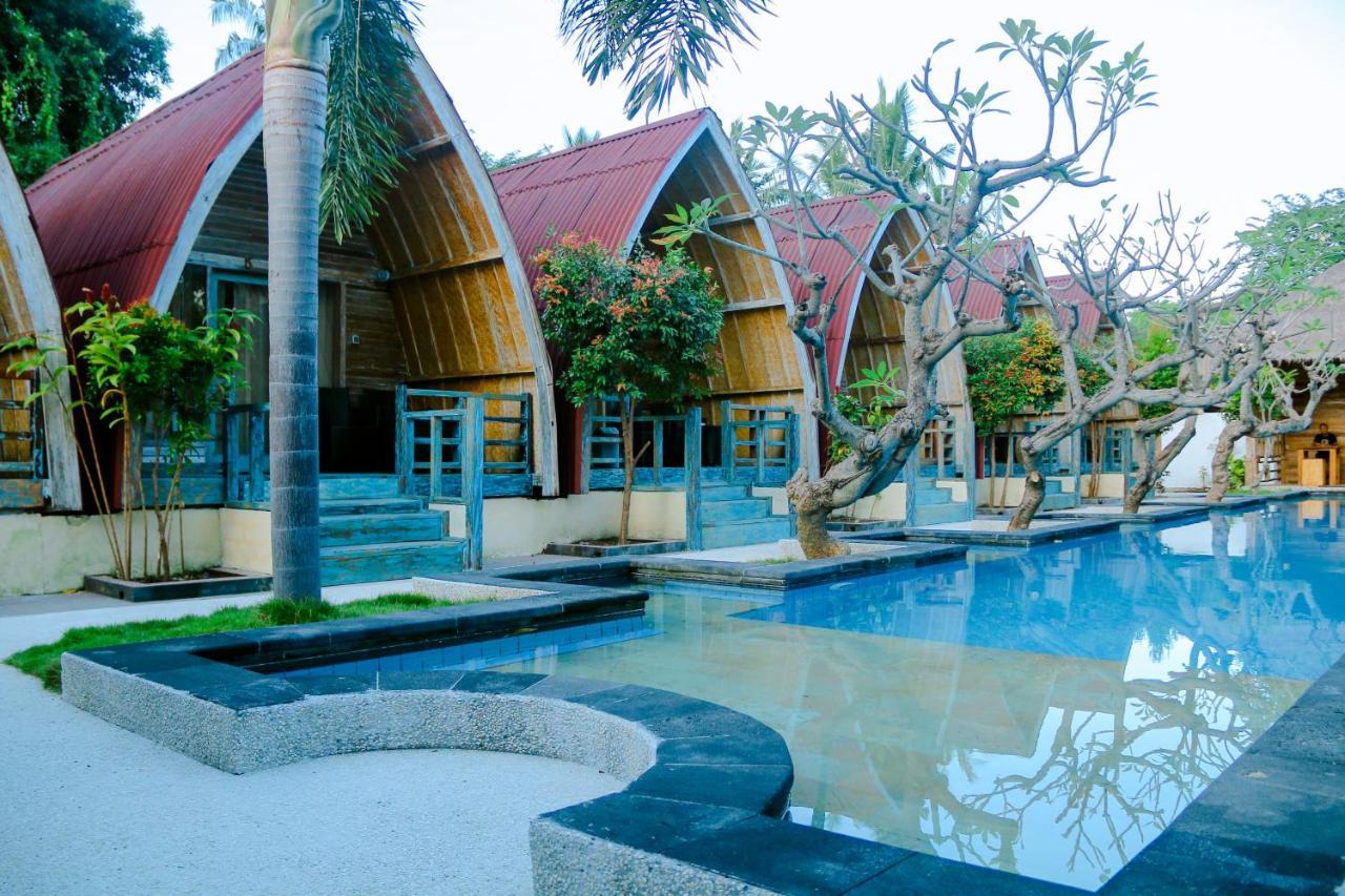 Gili Kulemba Bungalow Gili Trawangan Exteriör bild