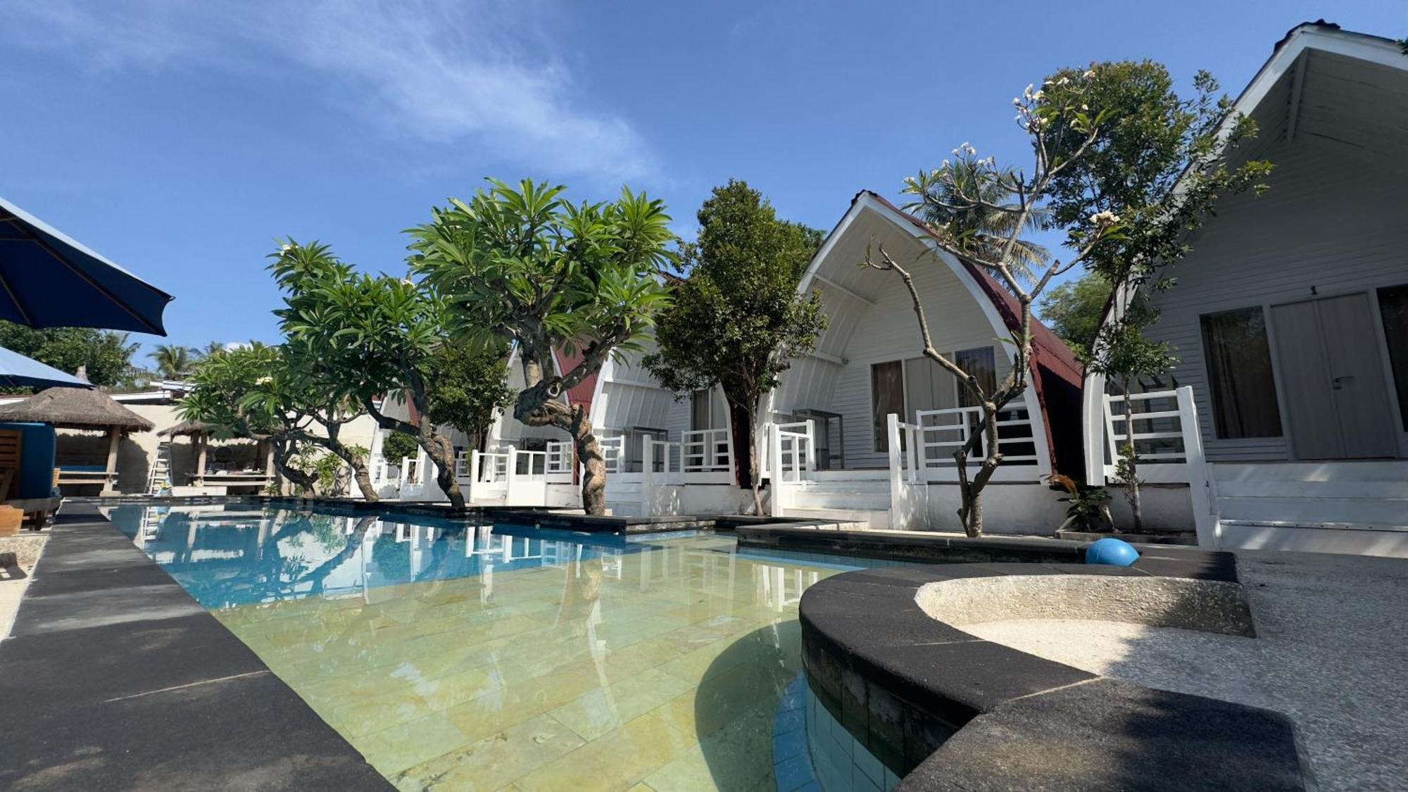 Gili Kulemba Bungalow Gili Trawangan Exteriör bild